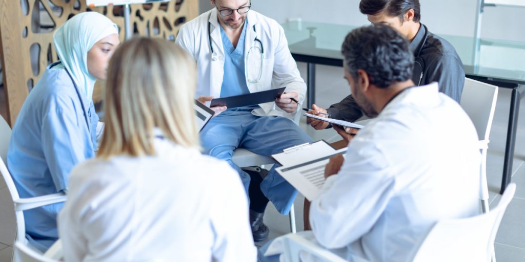 Group of doctor studying